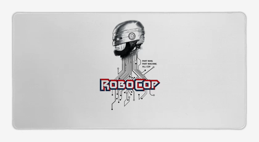 Mouse pad Gamer Blanco de ROBOCOP 2