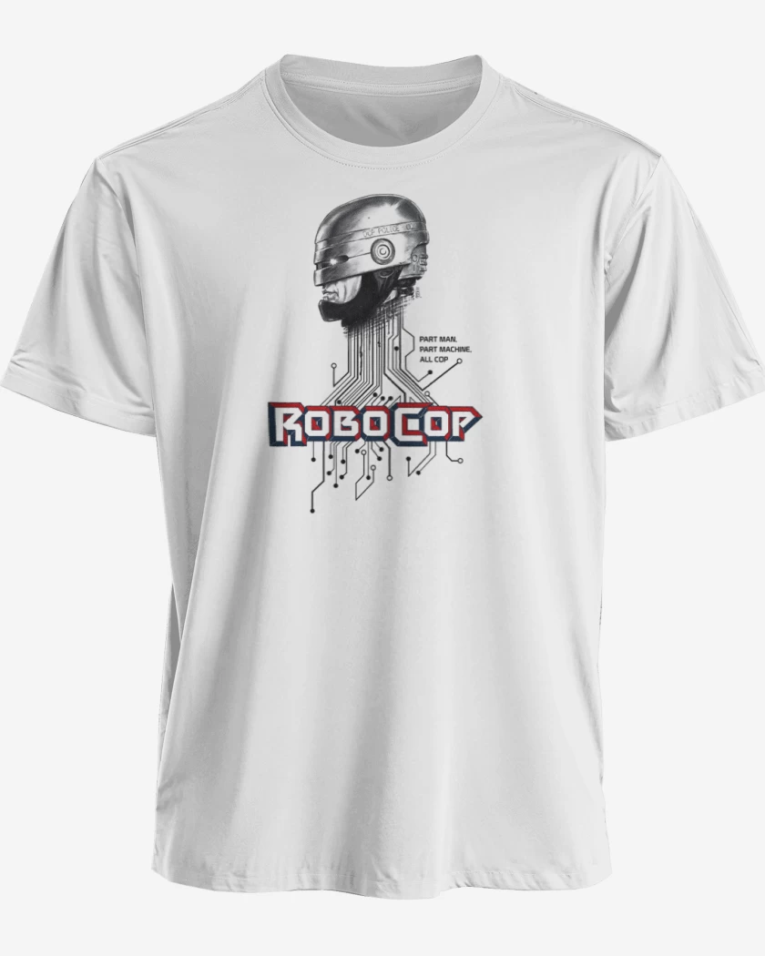 Polera premium Blanco de ROBOCOP 2