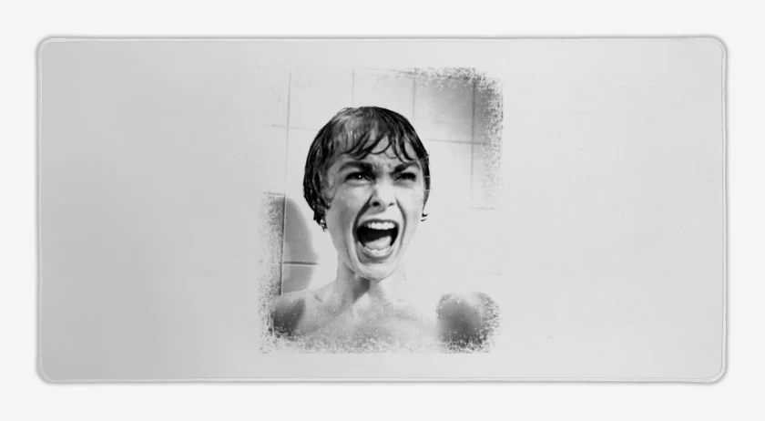 Mouse pad Gamer Blanco de Psicosis 