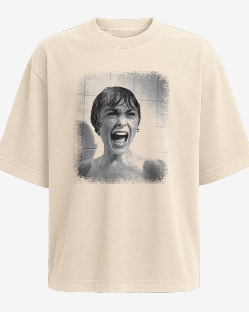 Polera Oversize Beige de Psicosis 