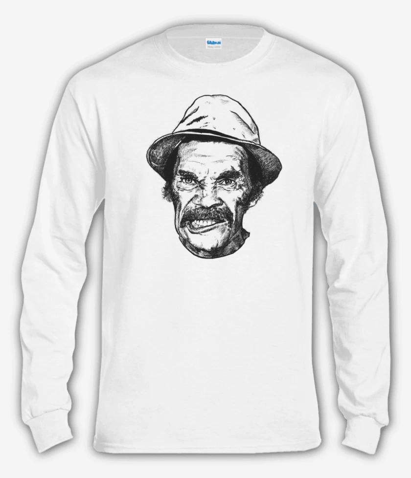 Polera manga larga Blanco de Ron Damon