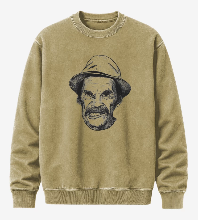 Poleron Polo Acid Wash Beige de Ron Damon