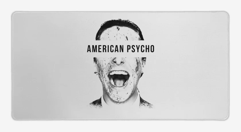 Mouse pad Gamer Blanco de American Psycho