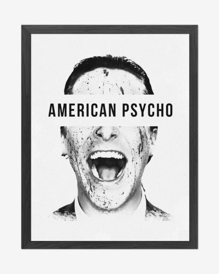 Cuadro decorativo Blanco de American Psycho
