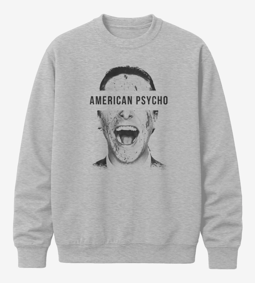 Poleron polo Gris Melange de American Psycho