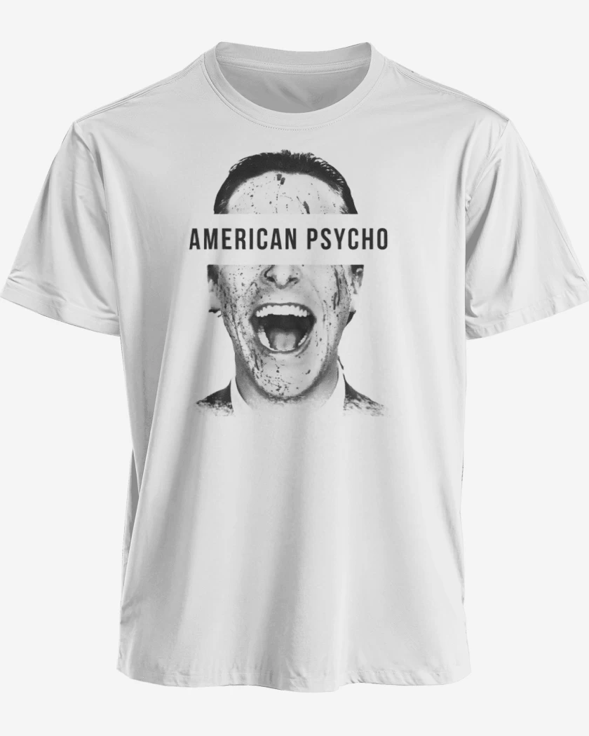 Polera premium Blanco de American Psycho