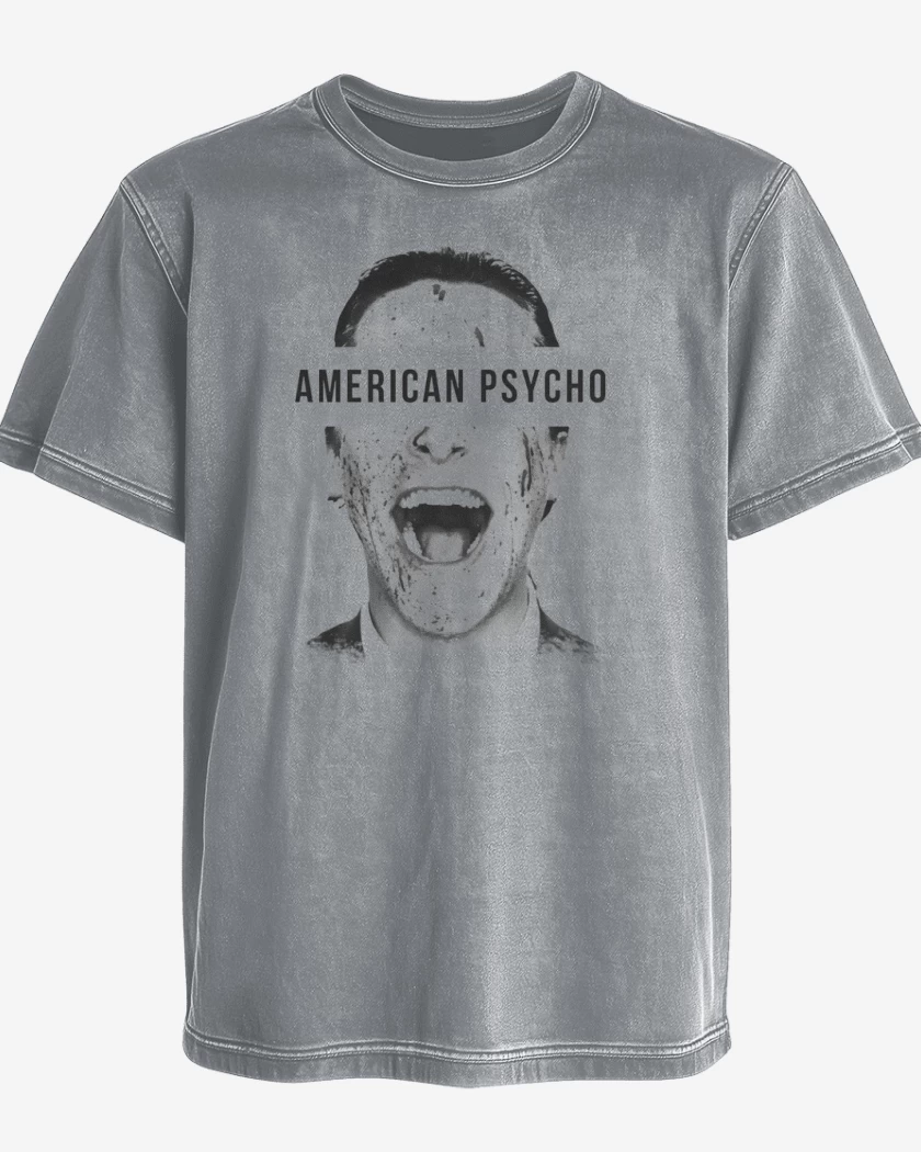 Polera desgastada American Psycho