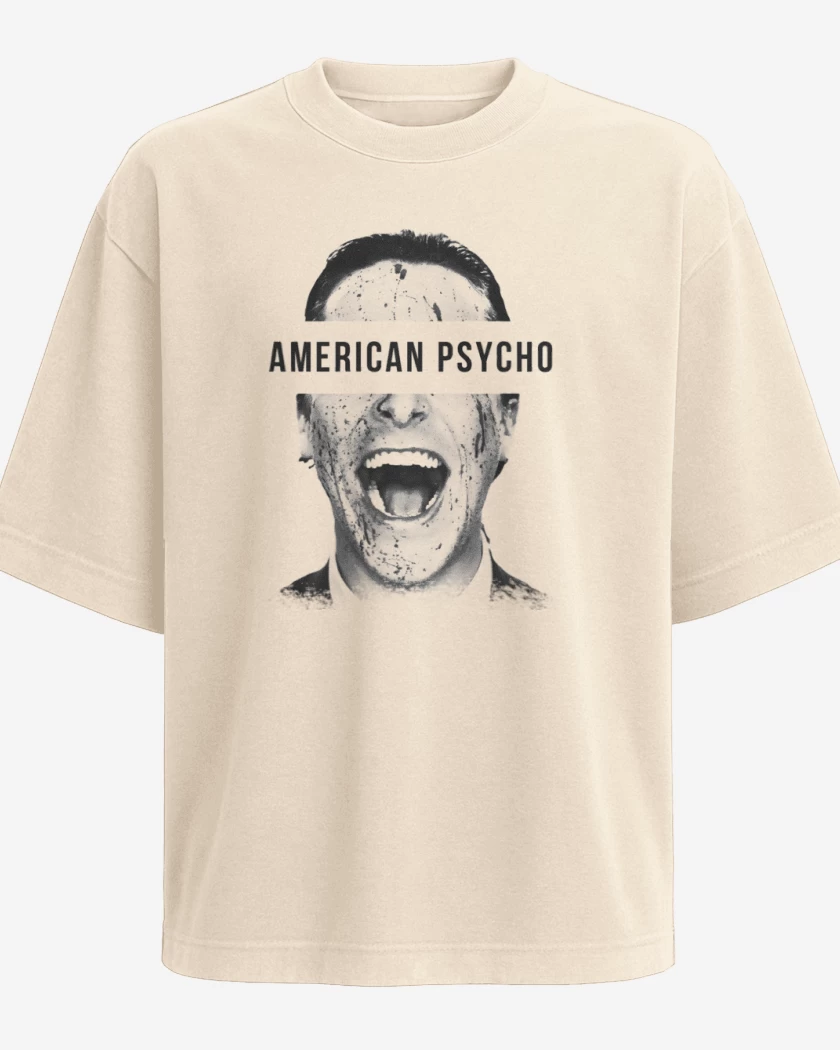 Polera Oversize Beige de American Psycho
