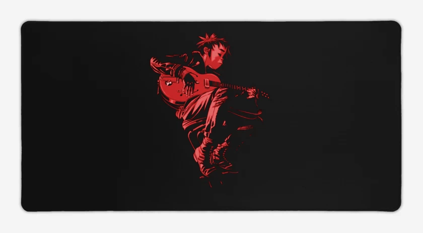 Mouse pad Gamer Negro de Gorilaz