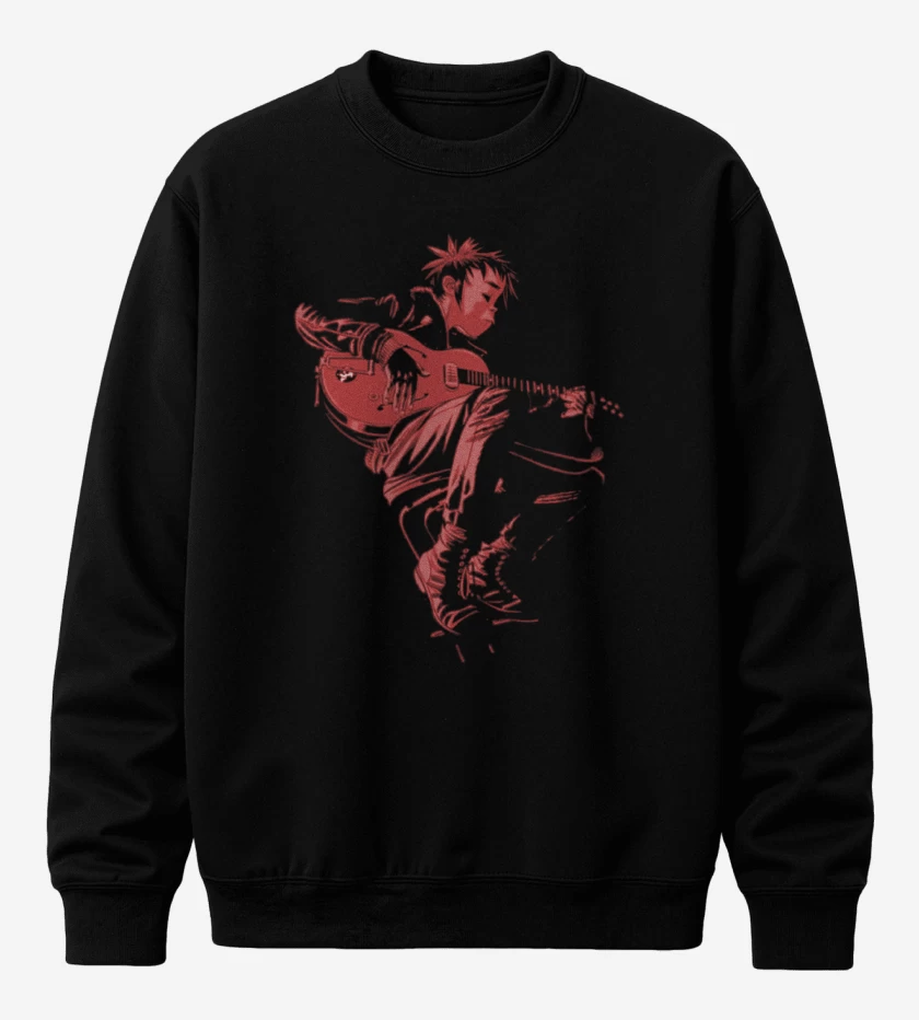 Poleron polo Negro de Gorilaz