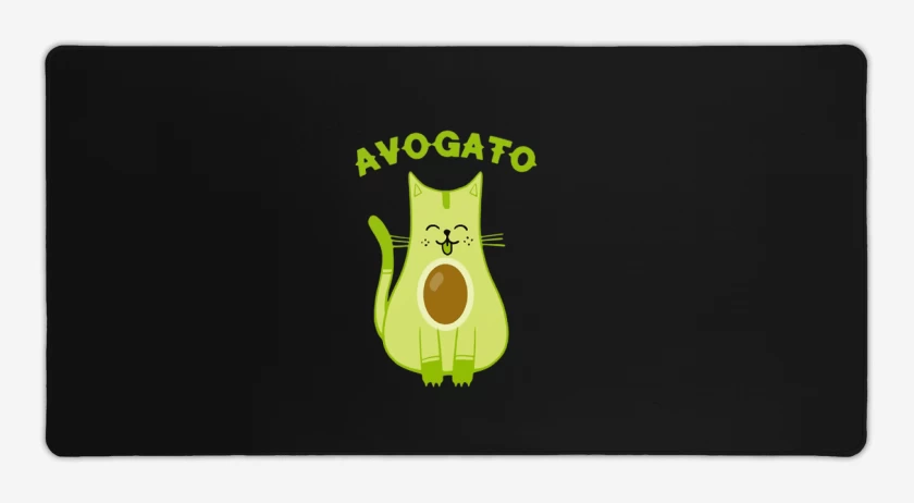Mouse pad Gamer Negro de Avogato