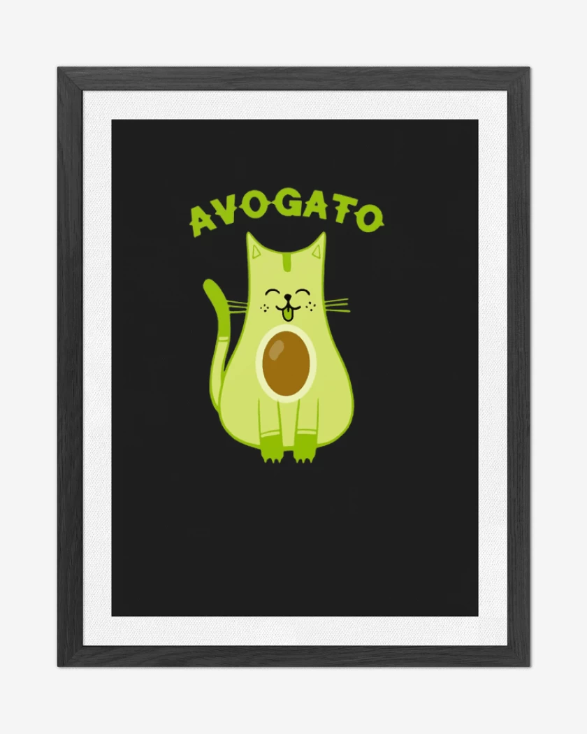 Cuadro decorativo Negro de Avogato