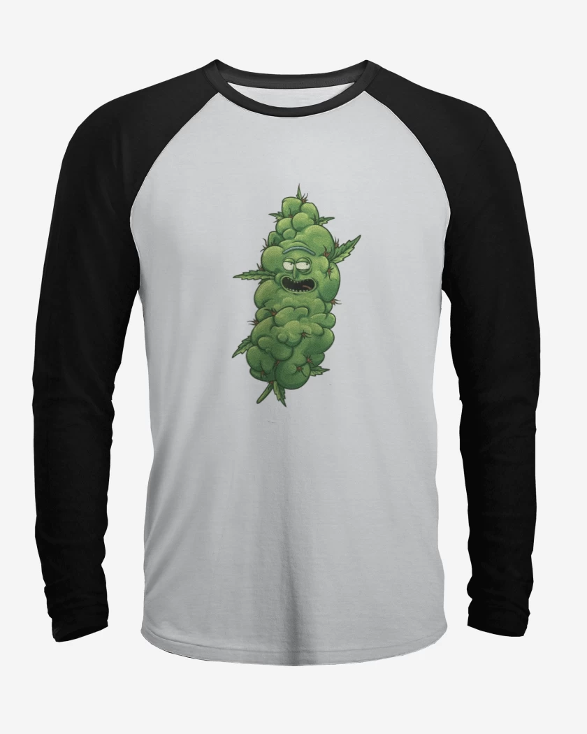 Polera Raglan WeedRick