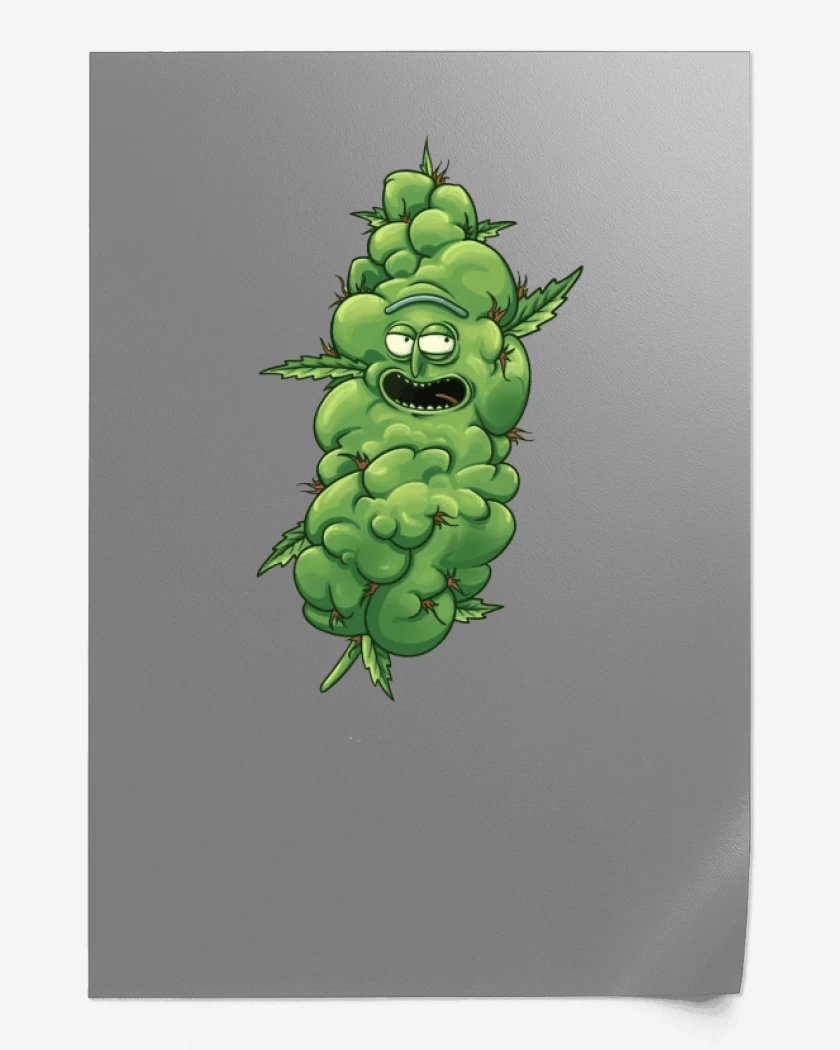 Print Gris Melange de WeedRick