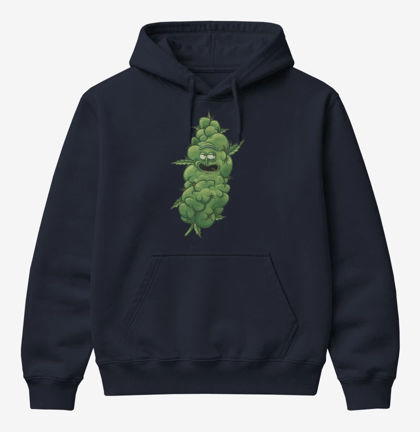 Poleron Canguro básico Azul Marino de WeedRick