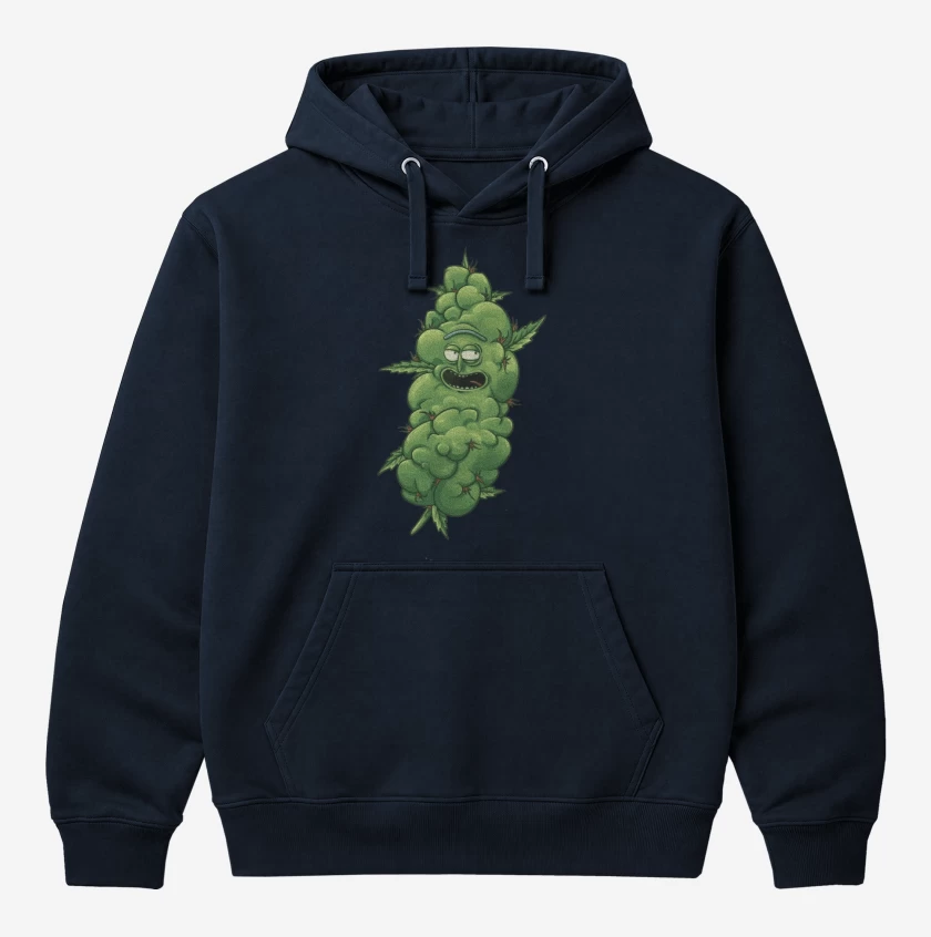 Polerón Canguro Azul Marino de WeedRick