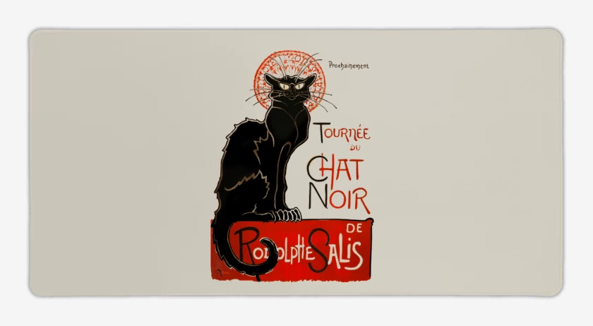 Mouse pad Gamer Beige de Le chat noir