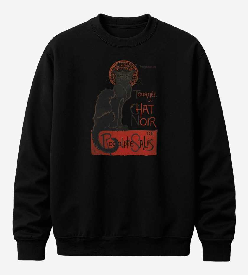 Poleron polo Negro de Le chat noir