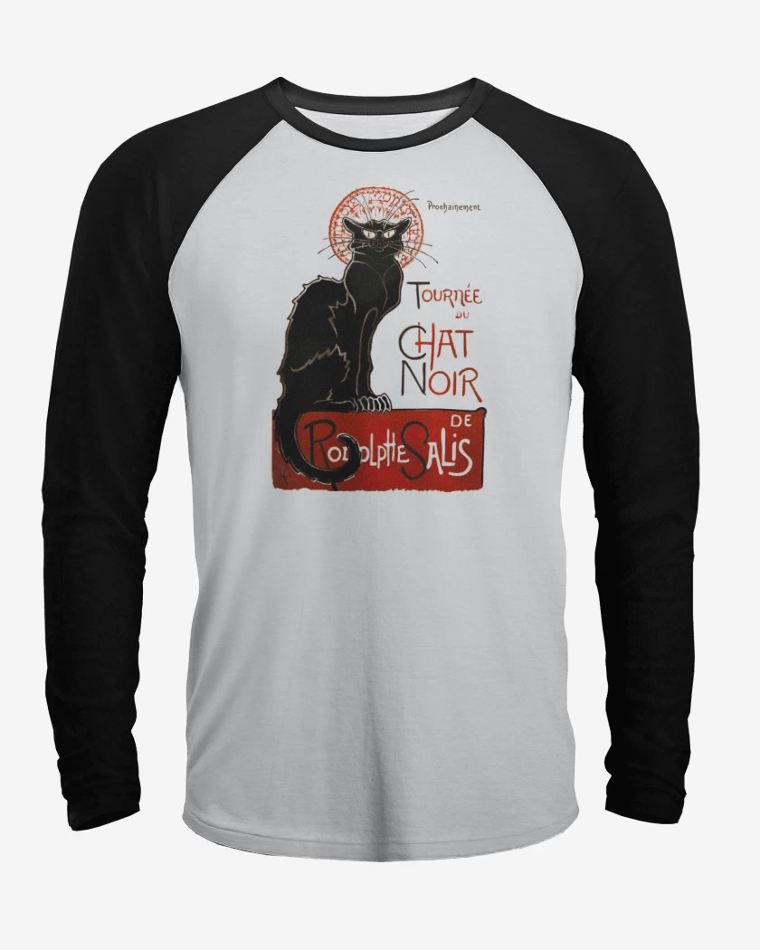 Polera Raglan Le chat noir