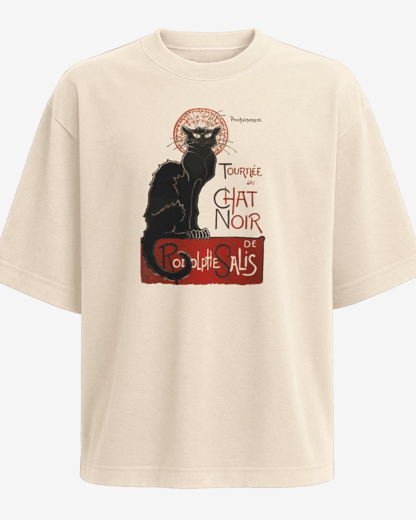 Polera Oversize Le chat noir