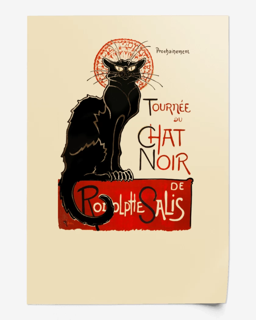 Print Le chat noir
