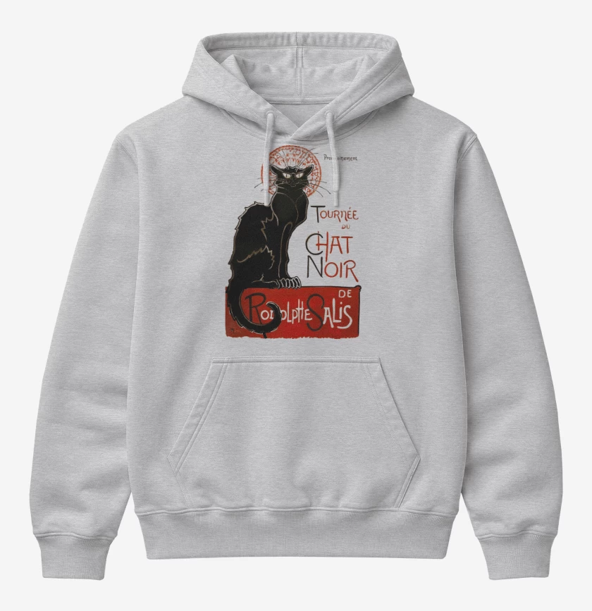 Poleron Canguro básico Gris Melange de Le chat noir