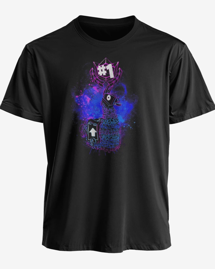 Polera premium Negro de Piñata fornite