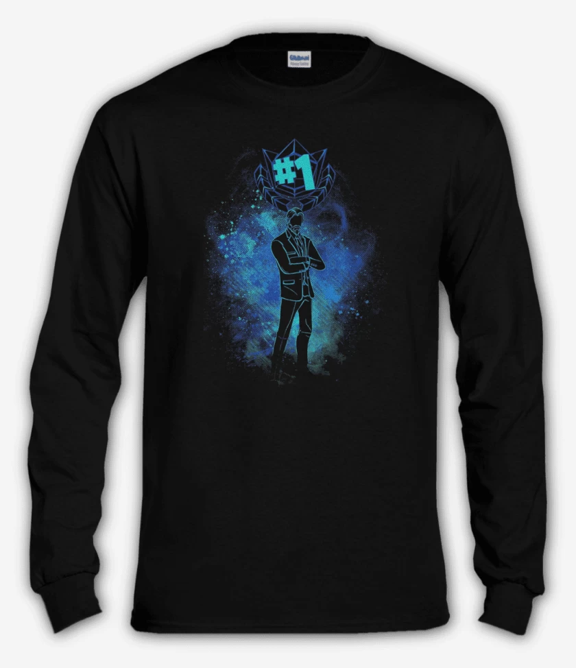 Polera manga larga Negro de Fornite 1