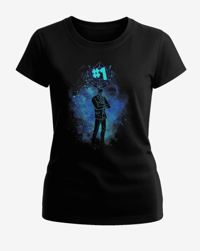 Polera de Mujer Negro de Fornite 1