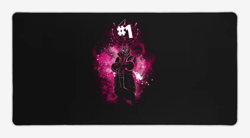 Mouse pad Gamer Negro de Fornite 2