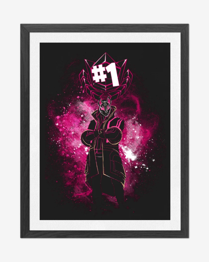 Cuadro decorativo Negro de Fornite 2