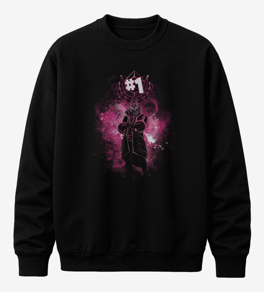 Poleron polo Negro de Fornite 2