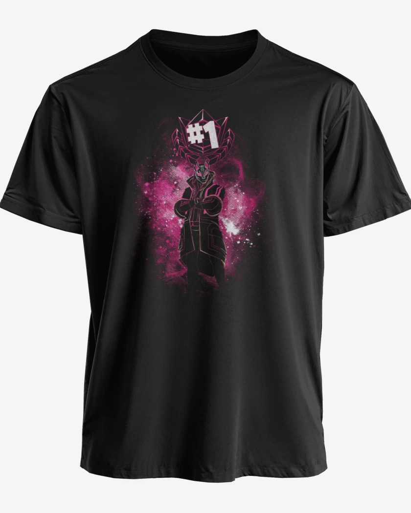 Polera premium Negro de Fornite 2