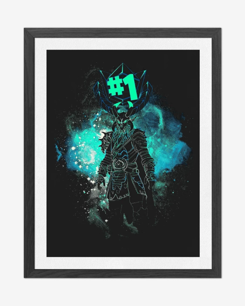 Cuadro decorativo Negro de Fornite 3