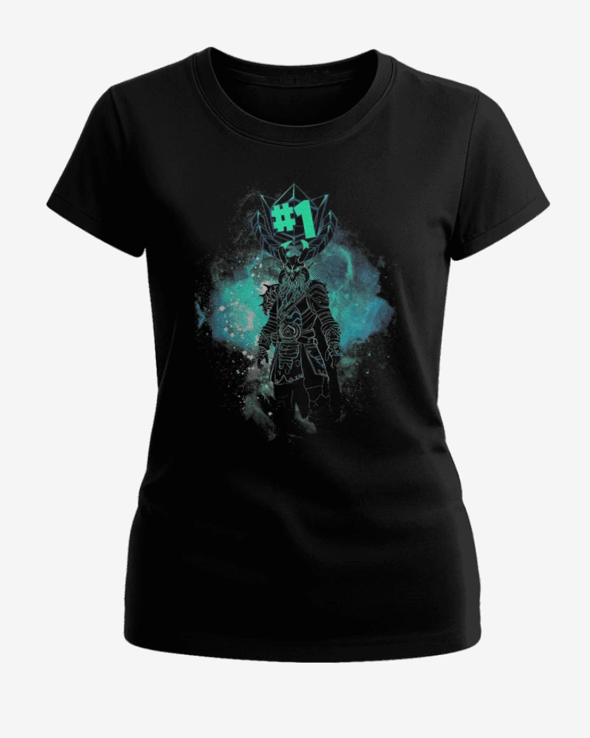 Polera de Mujer Negro de Fornite 3