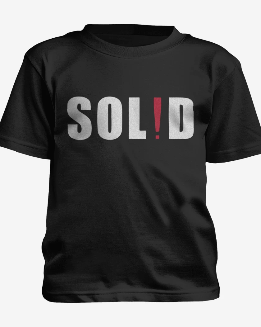 Polera de niño Negro de Sol!d