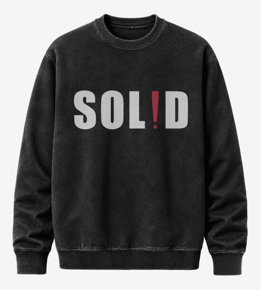 Poleron Polo Acid Wash Sol!d