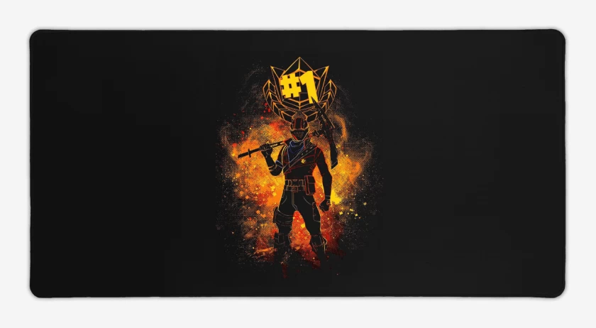 Mouse pad Gamer Negro de Fornite 4