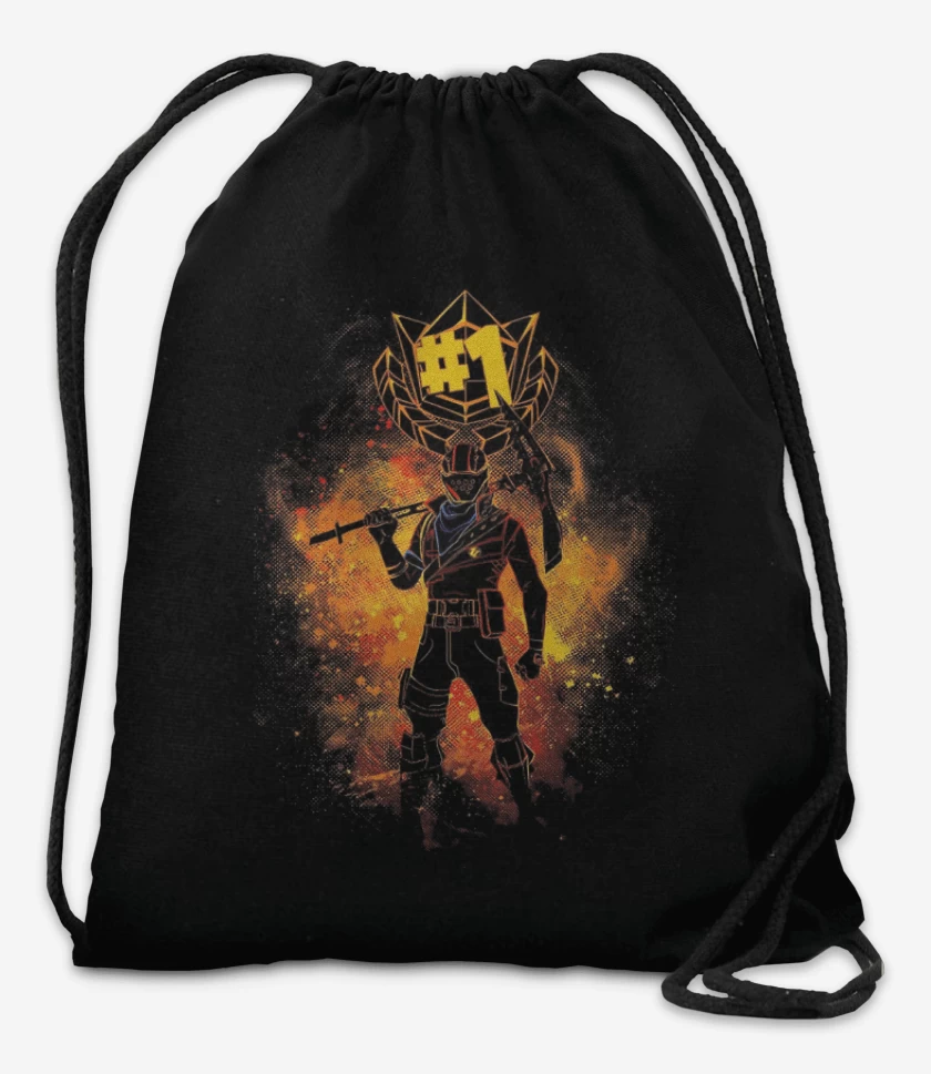 Mochila Negro de Fornite 4