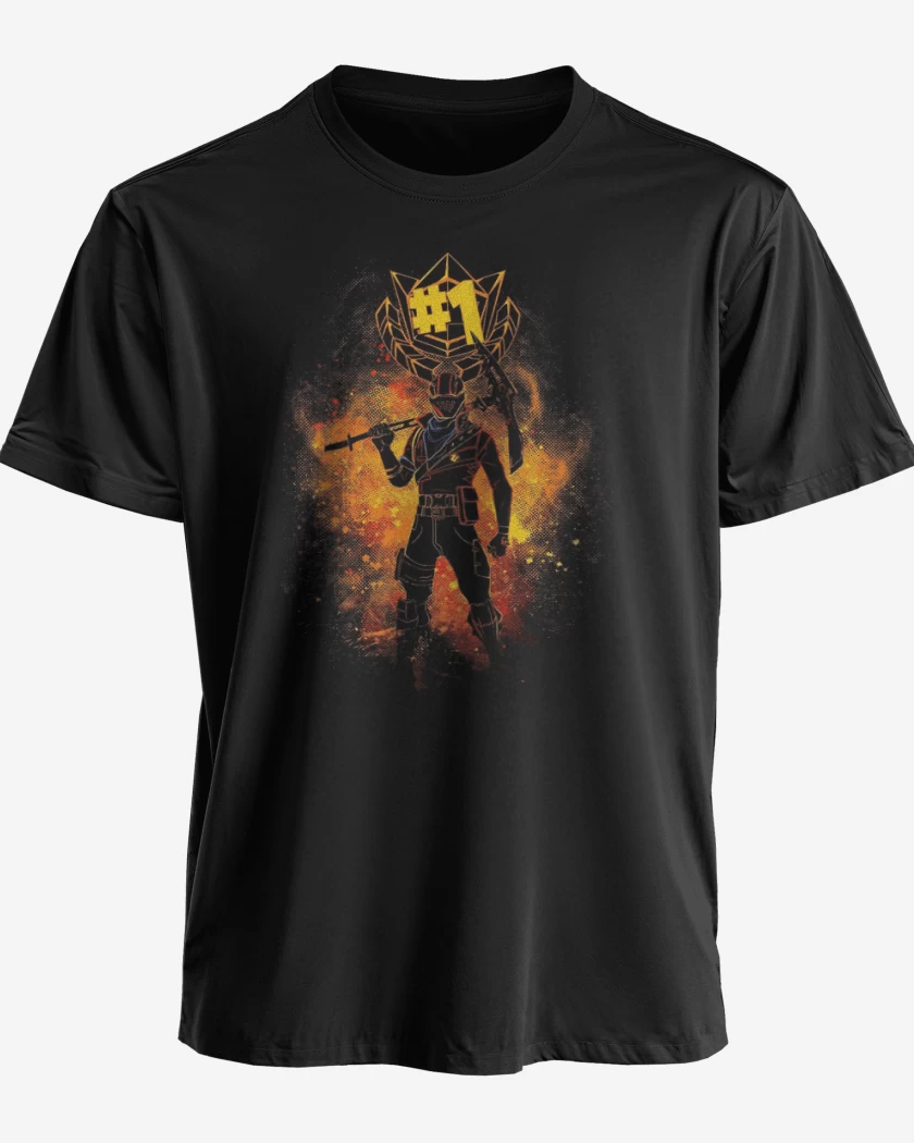 Polera premium Negro de Fornite 4