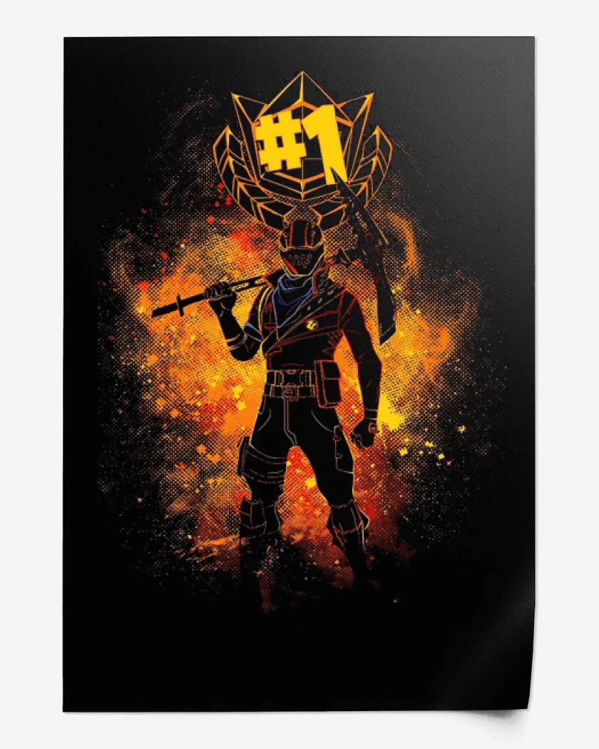 Print Negro de Fornite 4