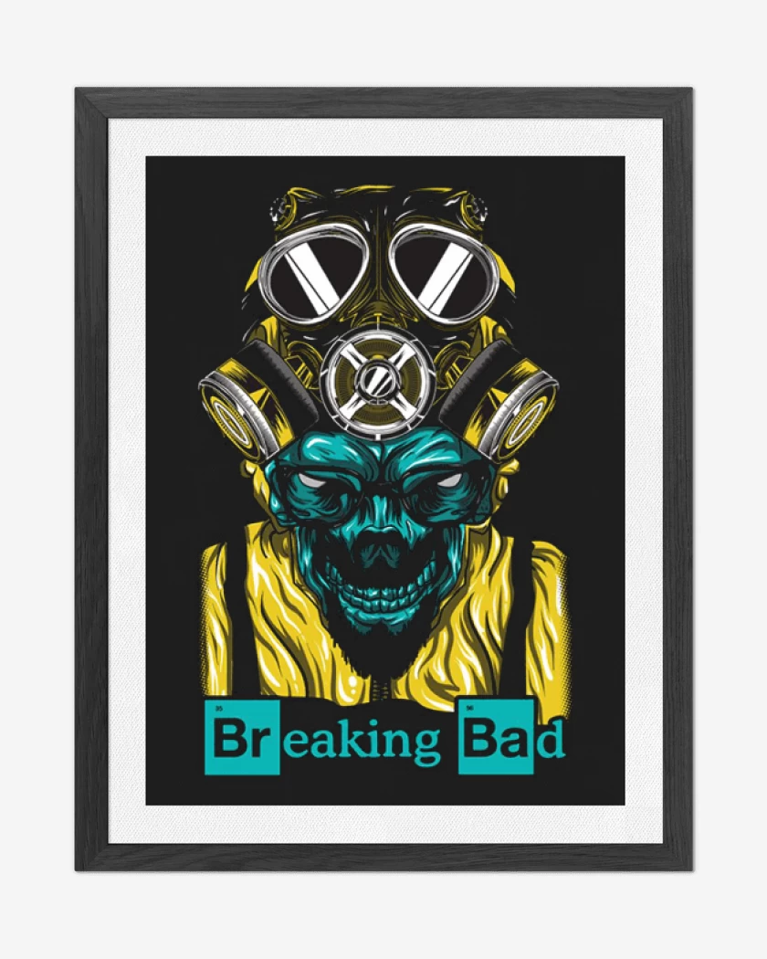 Cuadro decorativo Negro de Breaking bad 3
