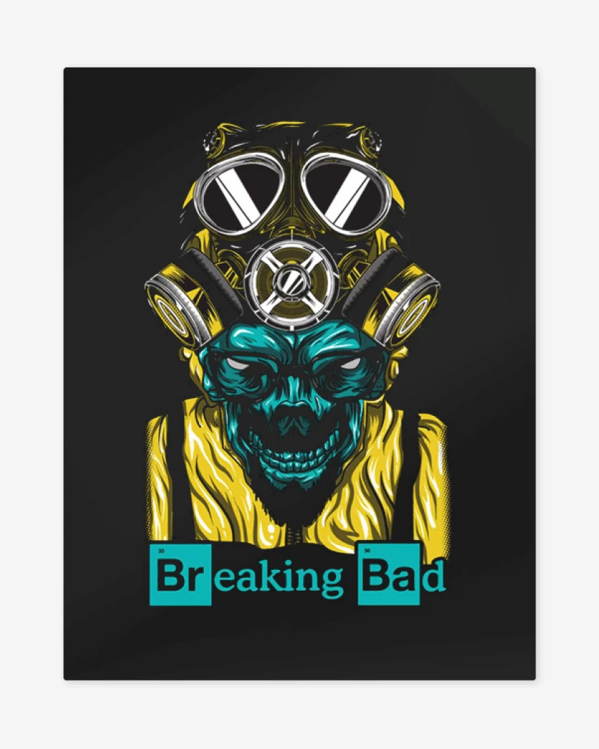 Print metalico Negro de Breaking bad 3