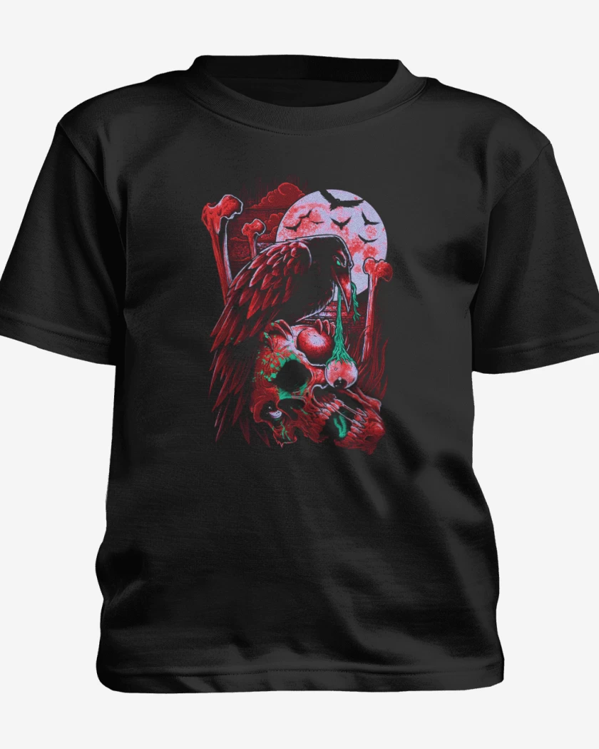 Polera de niño Negro de Cuervo 2