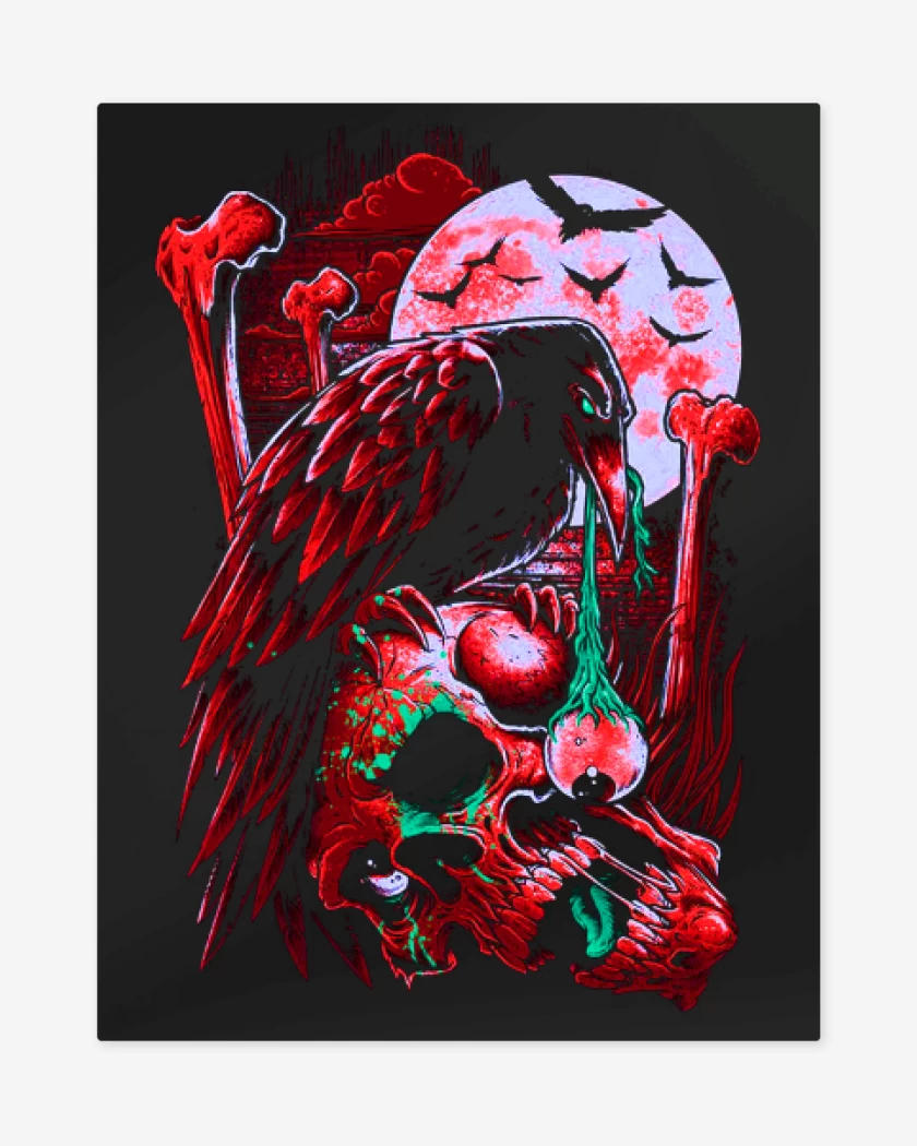Print metalico Negro de Cuervo 2
