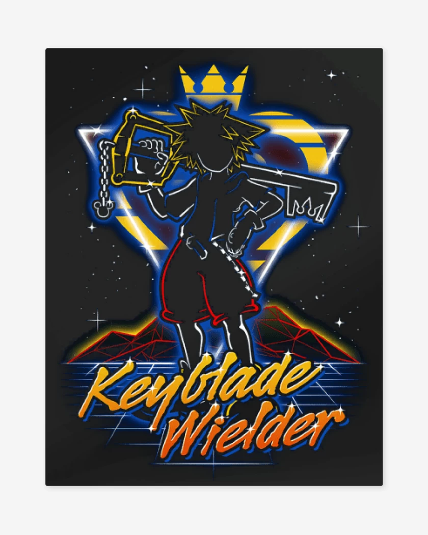 Print metalico Negro de Key Master