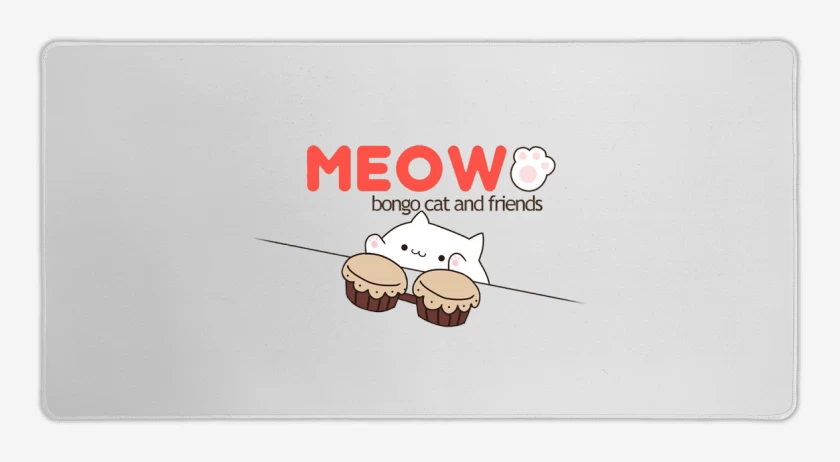 Mouse pad Gamer Bongo cat
