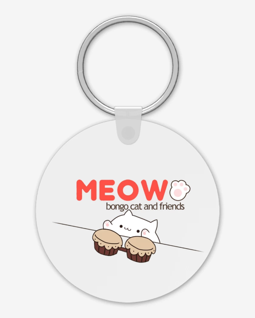 Llavero Bongo cat