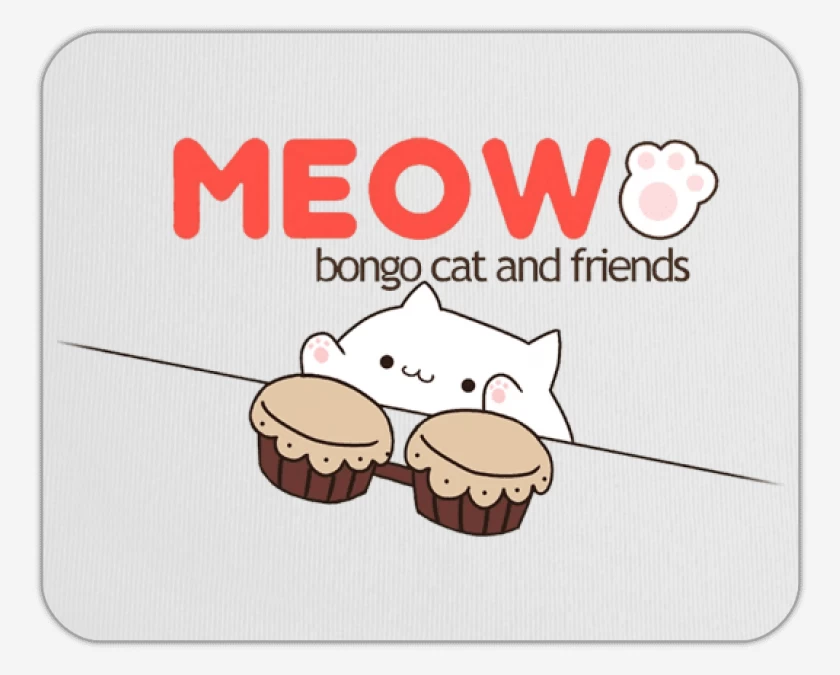 Mousepad Bongo cat