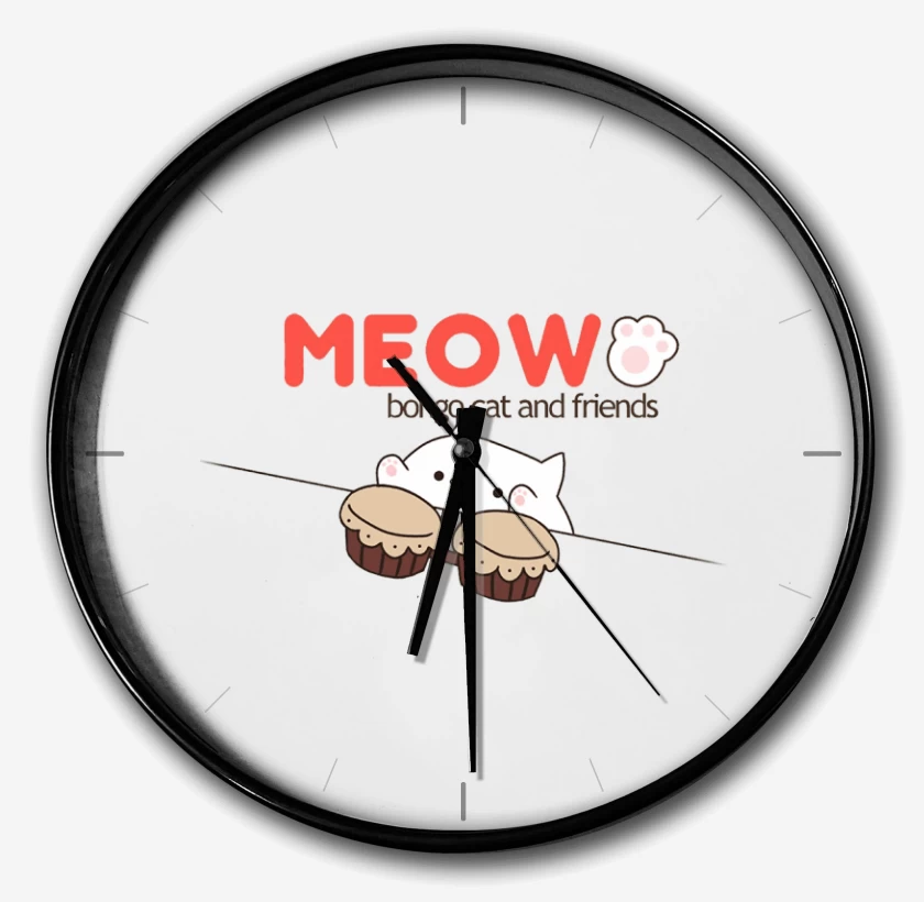Reloj Blanco de Bongo cat